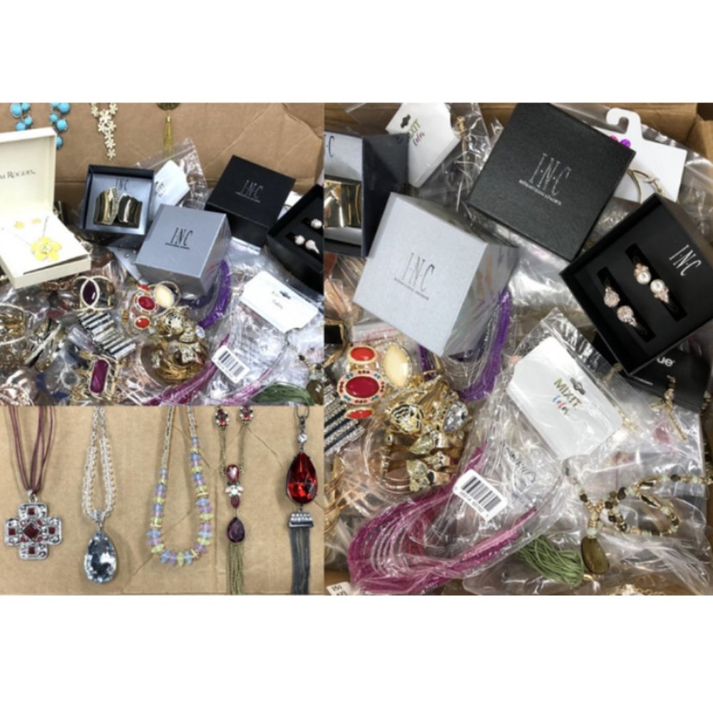 5 LBS All New Wholesale TREASURE TROVE OF JEWELRY- Upgraded Lot